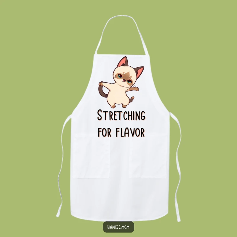 Funny Siamese Cat Apron: Cook with Grace and Humor