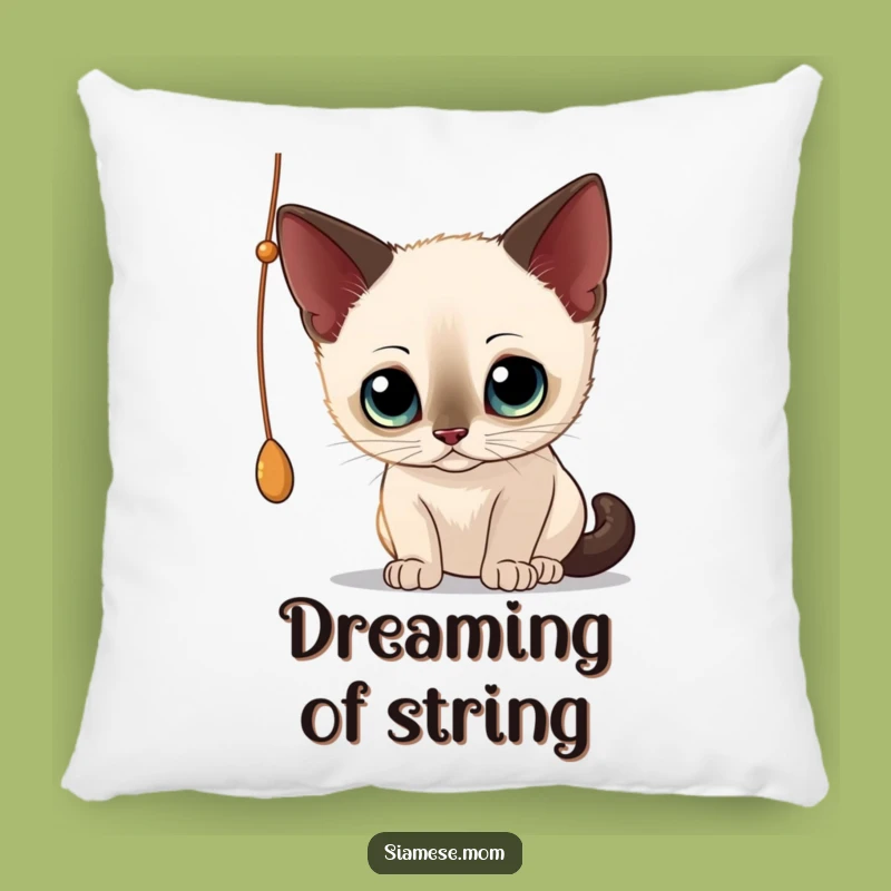 Funny Siamese Cat Pillow: Comfy & Cute - Hilarious Home Decor Accent!