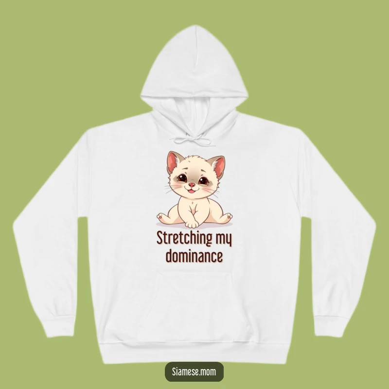 Funny Siamese Cub Hoodie: Cozy Stretch and Mischief Gift