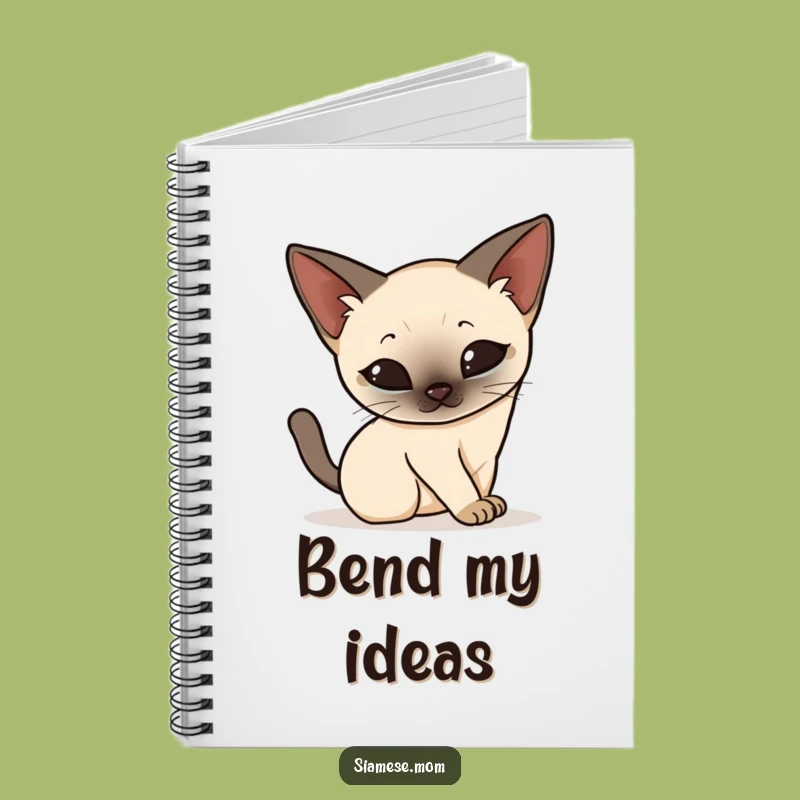Funny Kawaii Siamese Cat Notebook: Journal Your Grace, Creative Funny Gift!