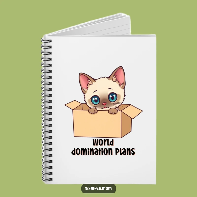 Funny Siamese Cat Notebook: Jot Down Ideas with This Hilarious Box Explorer